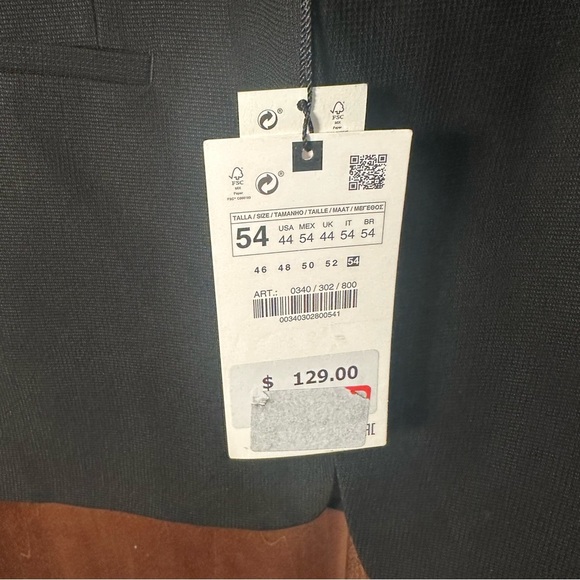 Zara Men's Classic Black Blazer - Picture 4 of 9